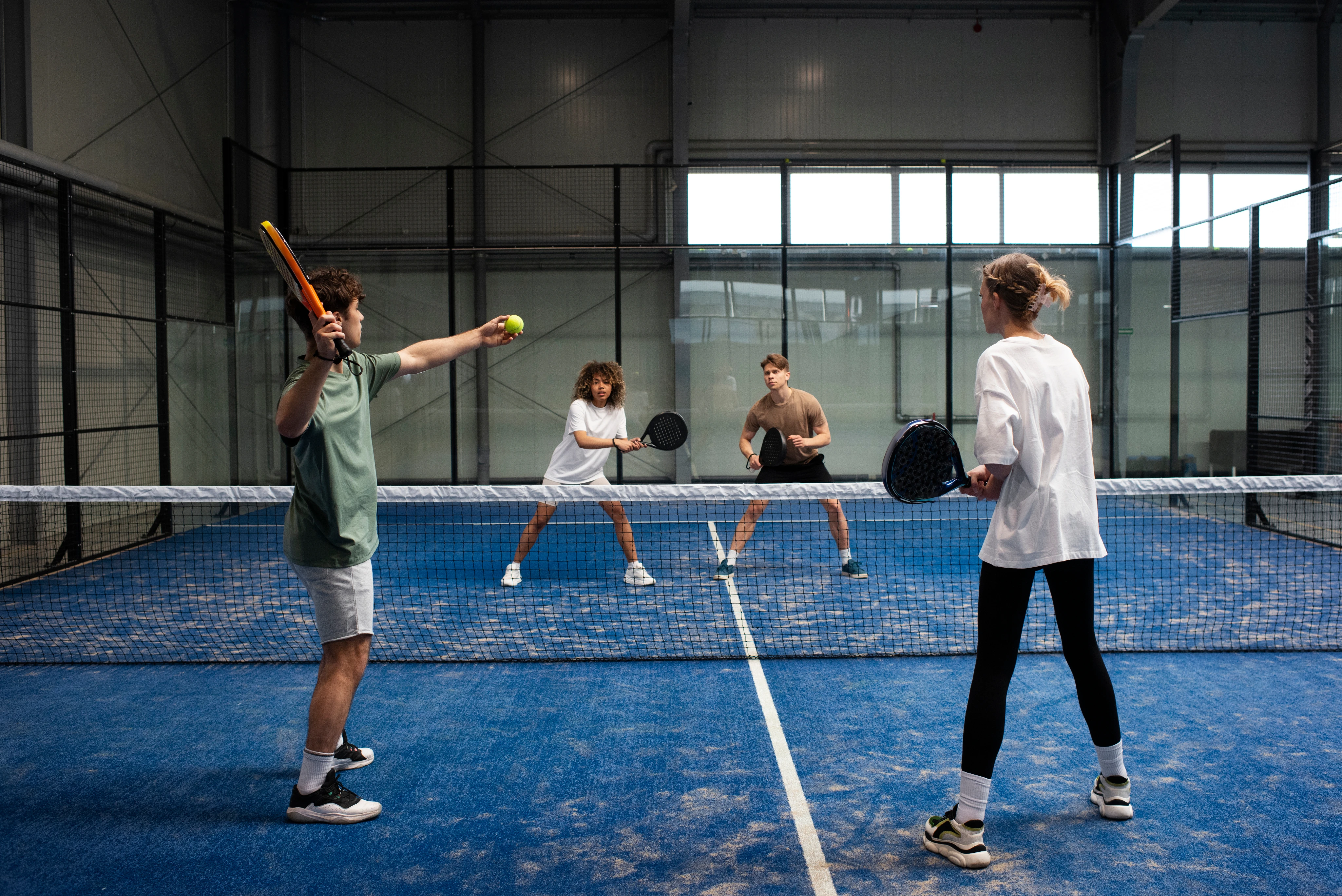 Players competing at Let's Padel